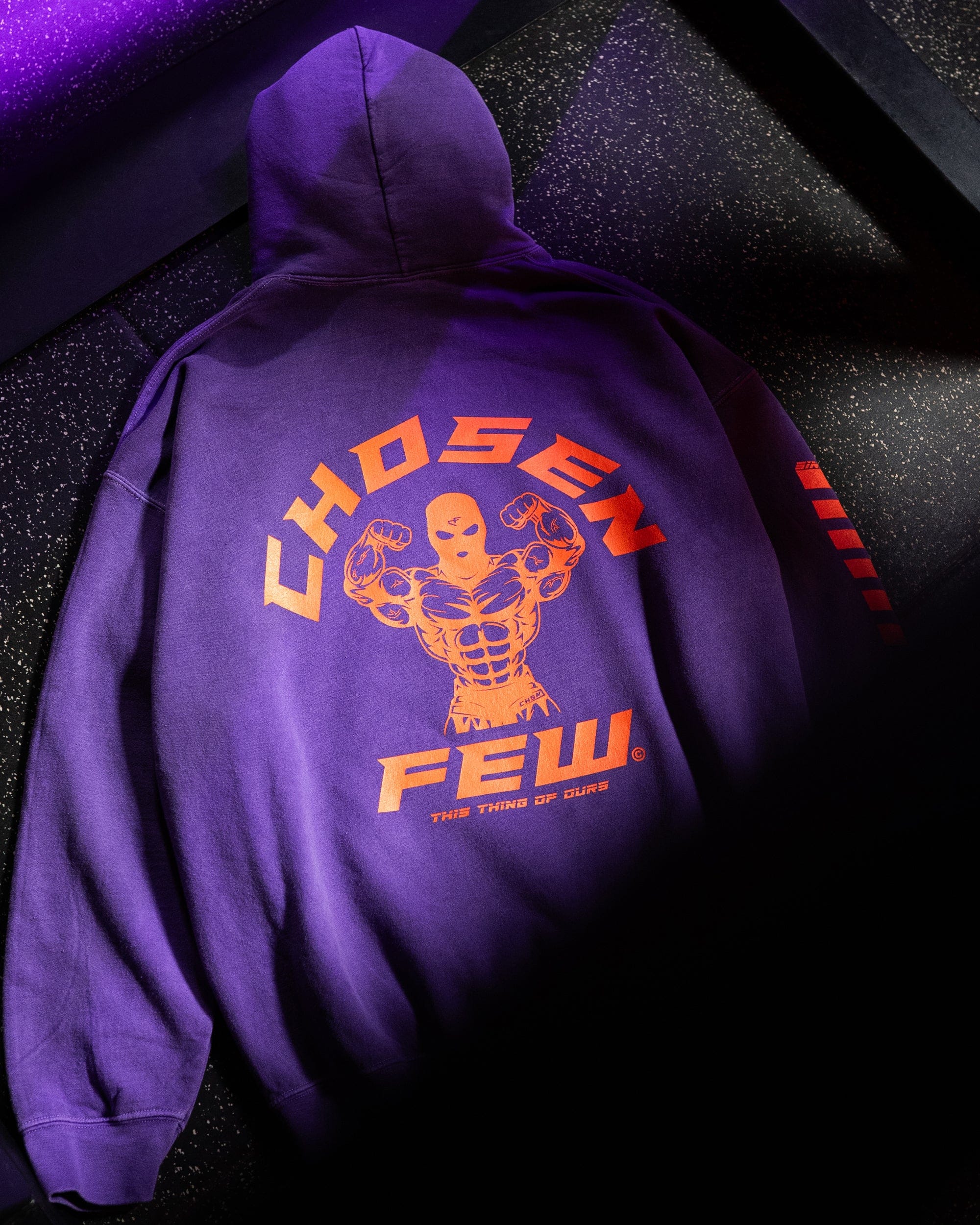G Gym - Vintage Hoodie - Purple & Orange Halloween Edition