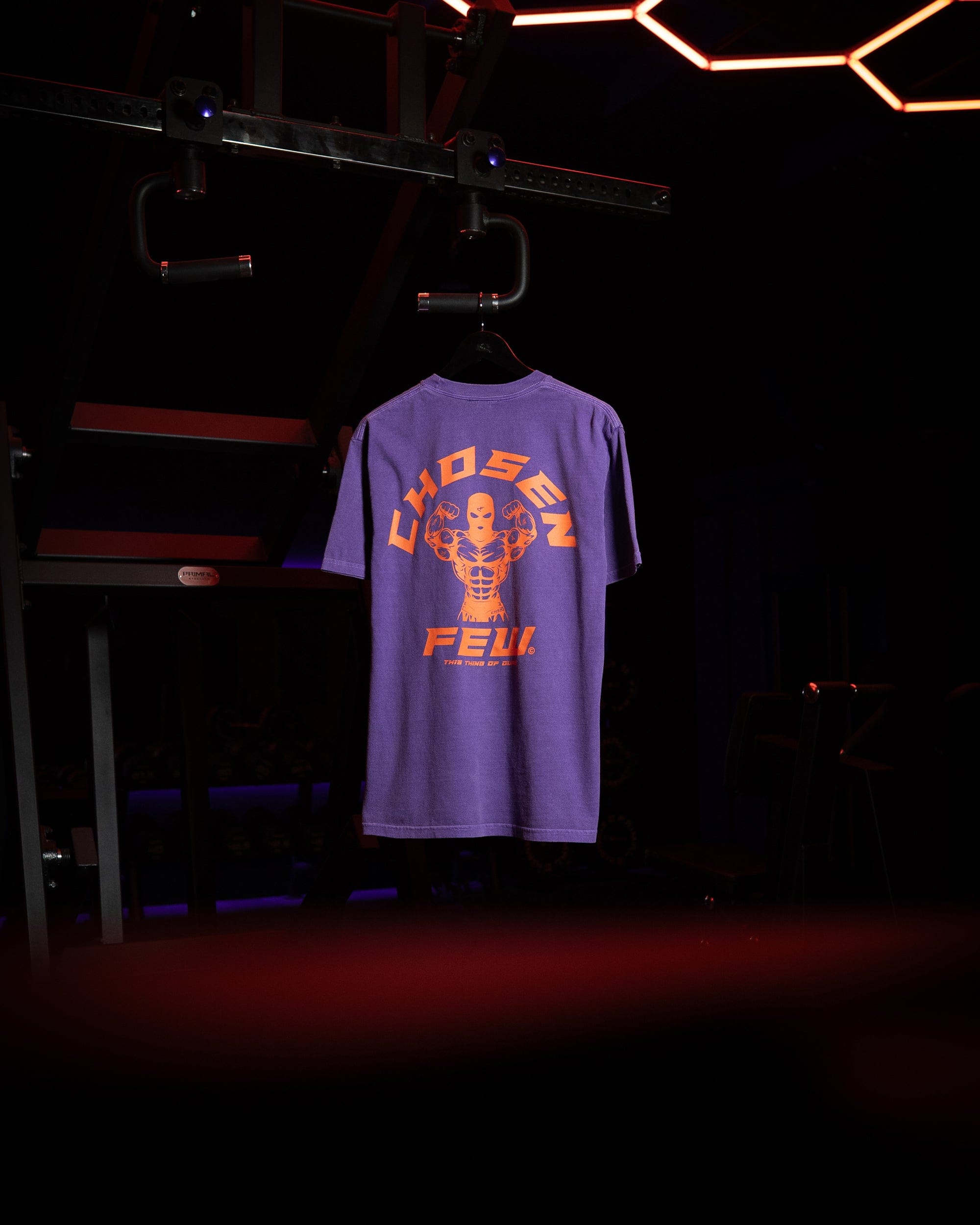 G Gym - Vintage Tee - Purple & Orange Halloween Edition-thumbmail-4