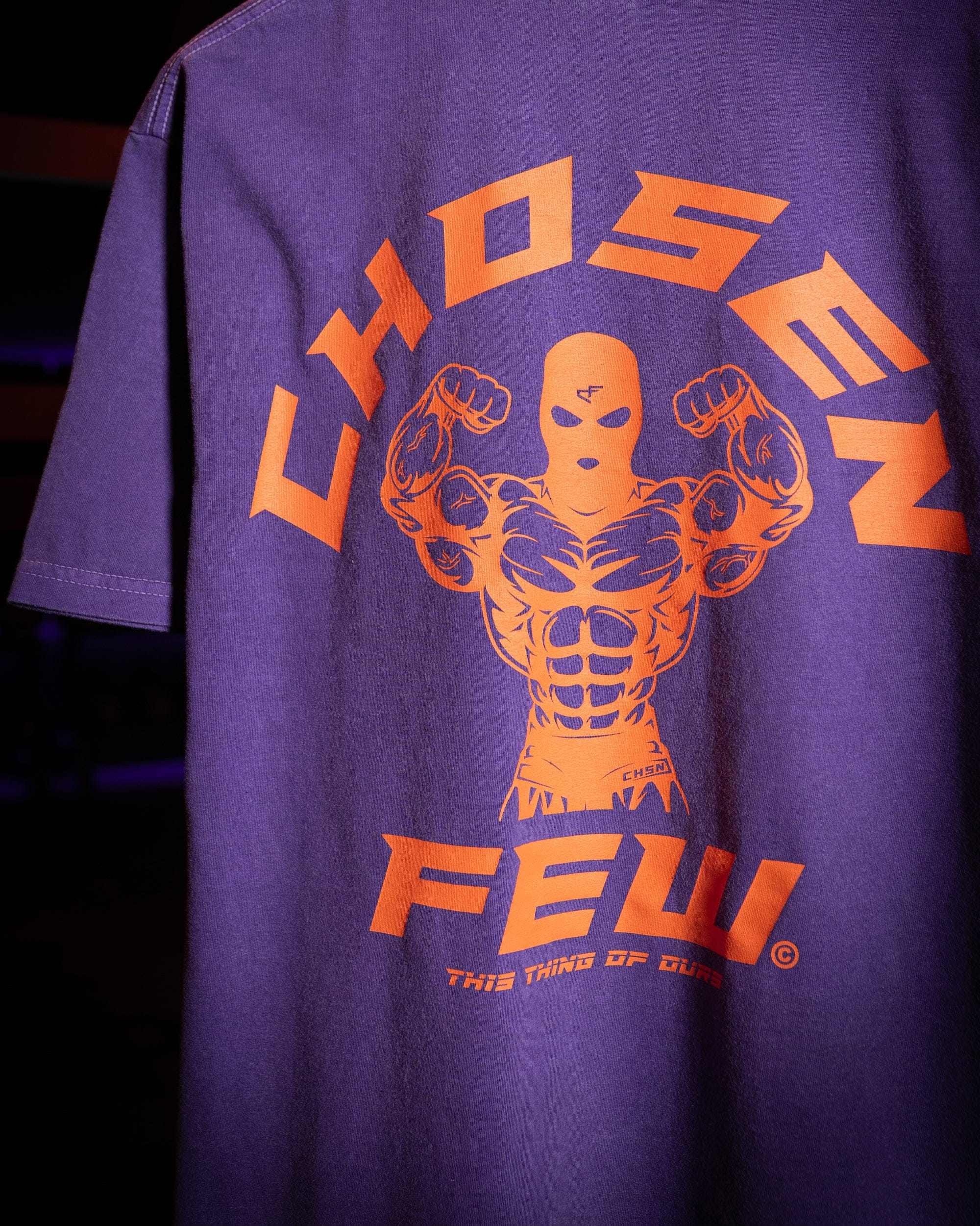 G Gym - Vintage Tee - Purple & Orange Halloween Edition-thumbmail-3