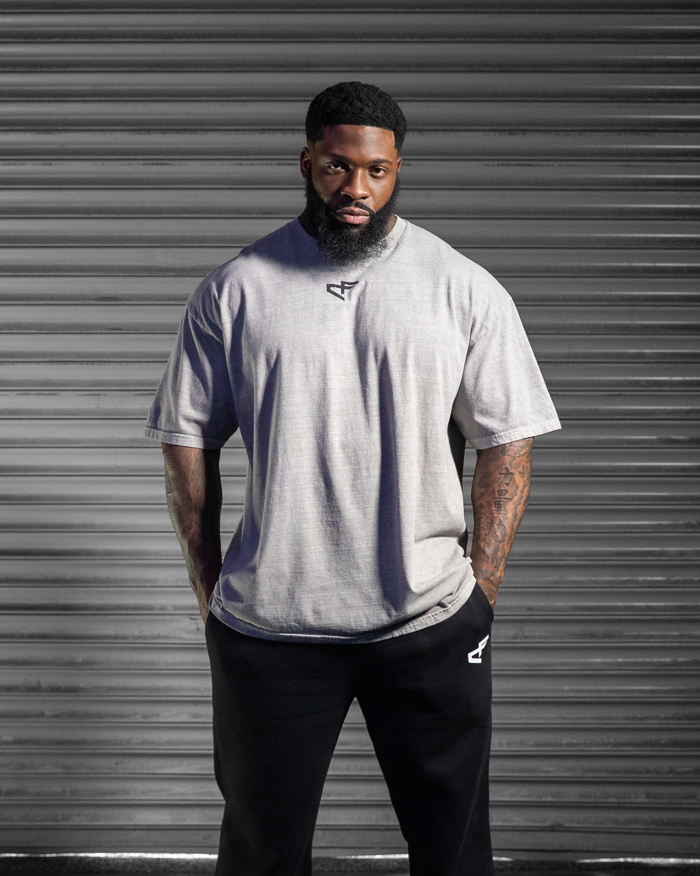 G Gym Tee - Vintage Grey & Black Legacy Edition
