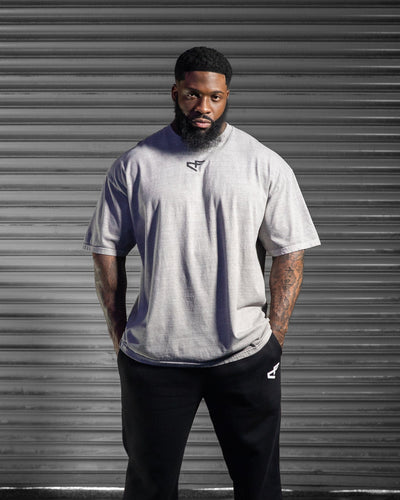 G Gym Tee - Vintage Grey & Black Legacy Edition