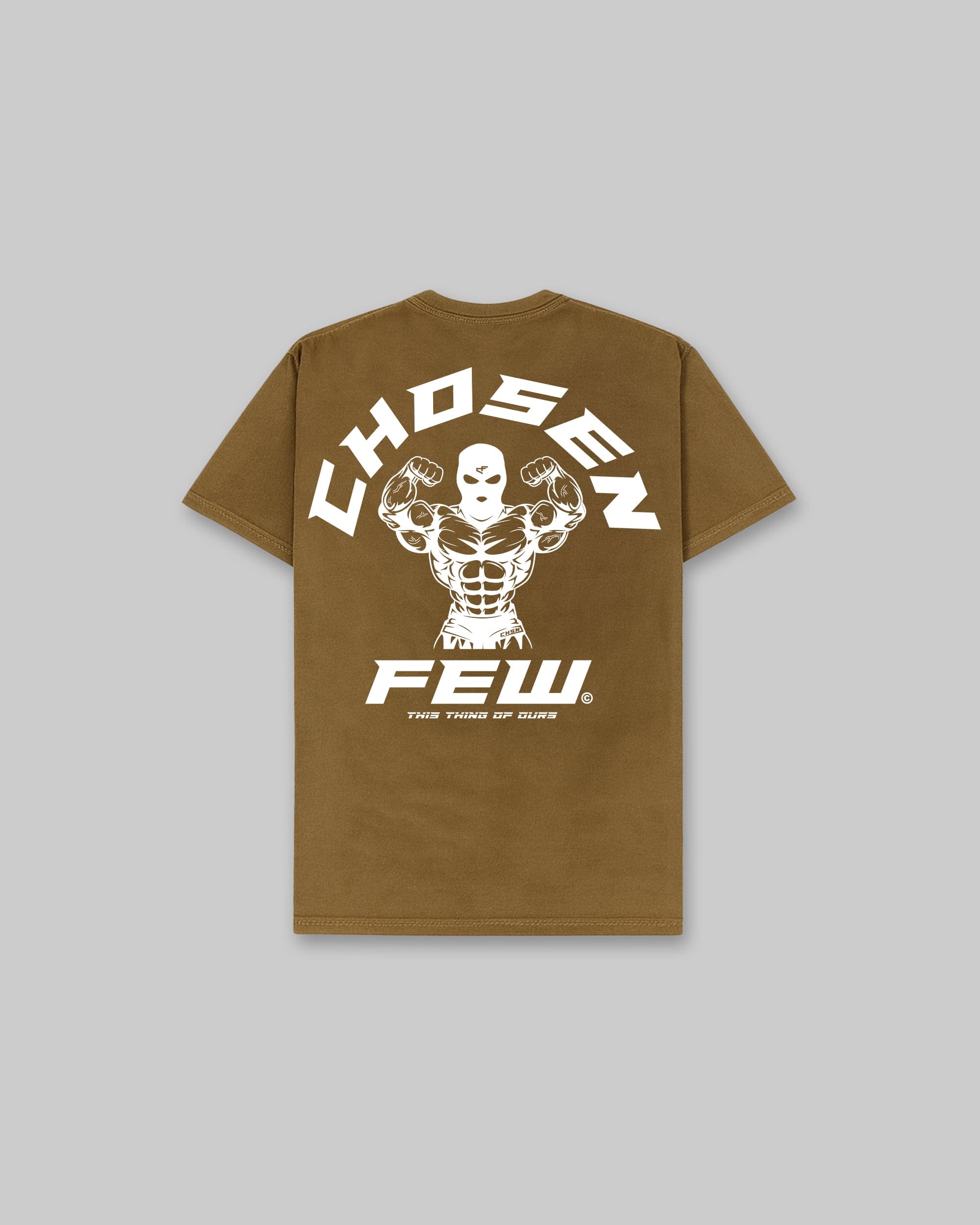 G Gym - Vintage Tee - Autumn Leaf & White