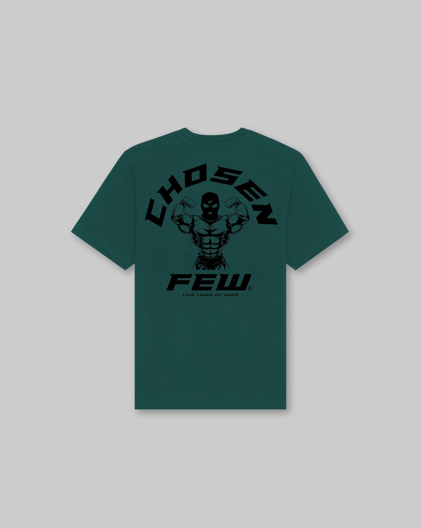 G Gym Heavy Tee - Forest Green & Black