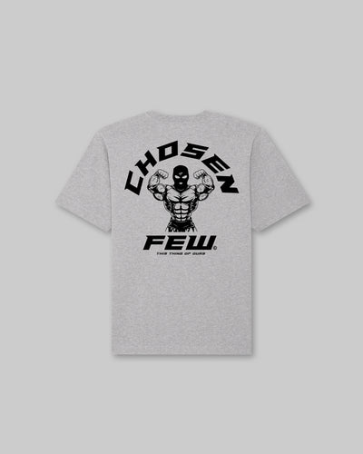 G Gym Heavy Tee - Heather Grey & Black