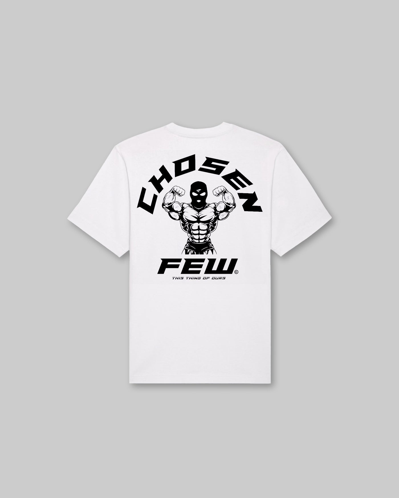 G Gym Heavy Tee - White & Black