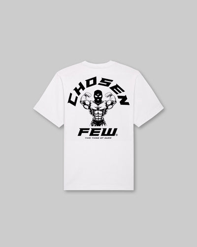 G Gym Heavy Tee - White & Black