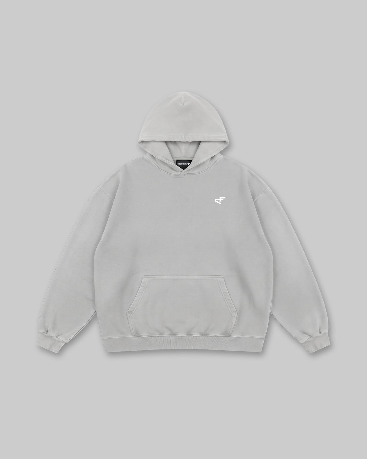 Logo - Vintage Hoodie - Grey-thumbmail-1