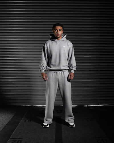 Daily Logo Wide Jogger - Ash Storm