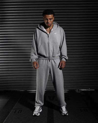 Daily Logo Cuffed Jogger - Ash Storm