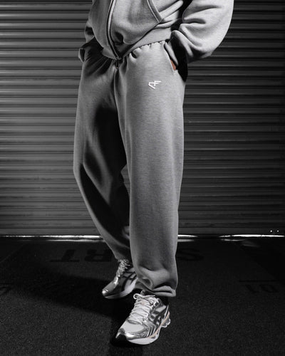 Daily Logo Cuffed Jogger - Ash Storm