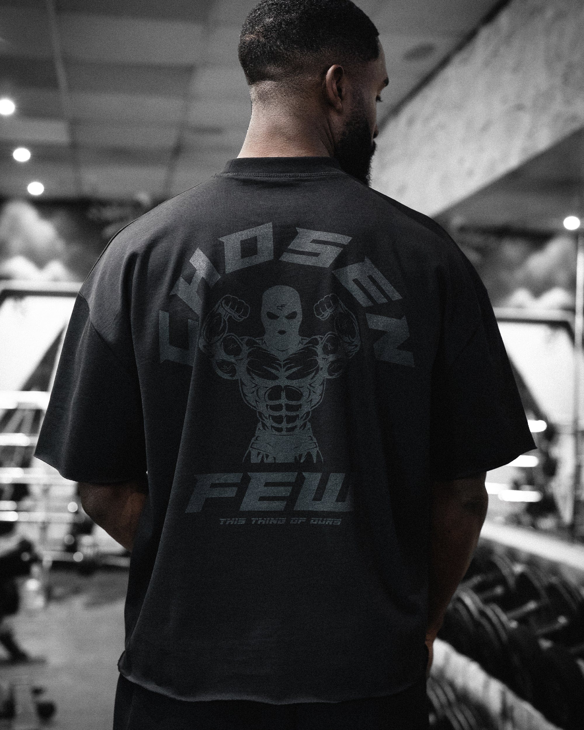 G Gym - Box V2 Tee - Black & Black-thumbmail-3