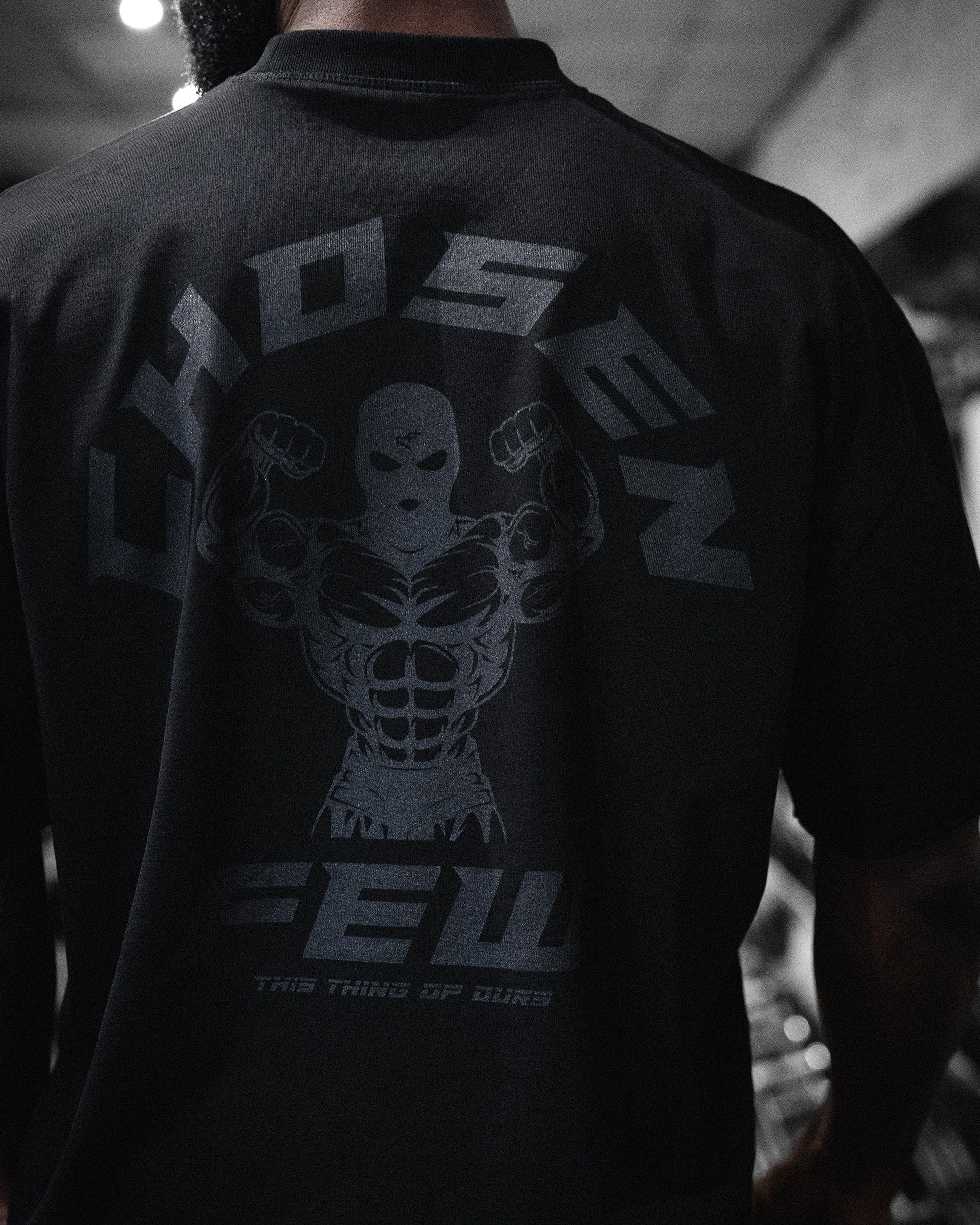 G Gym - Box V2 Tee - Black & Black-thumbmail-6