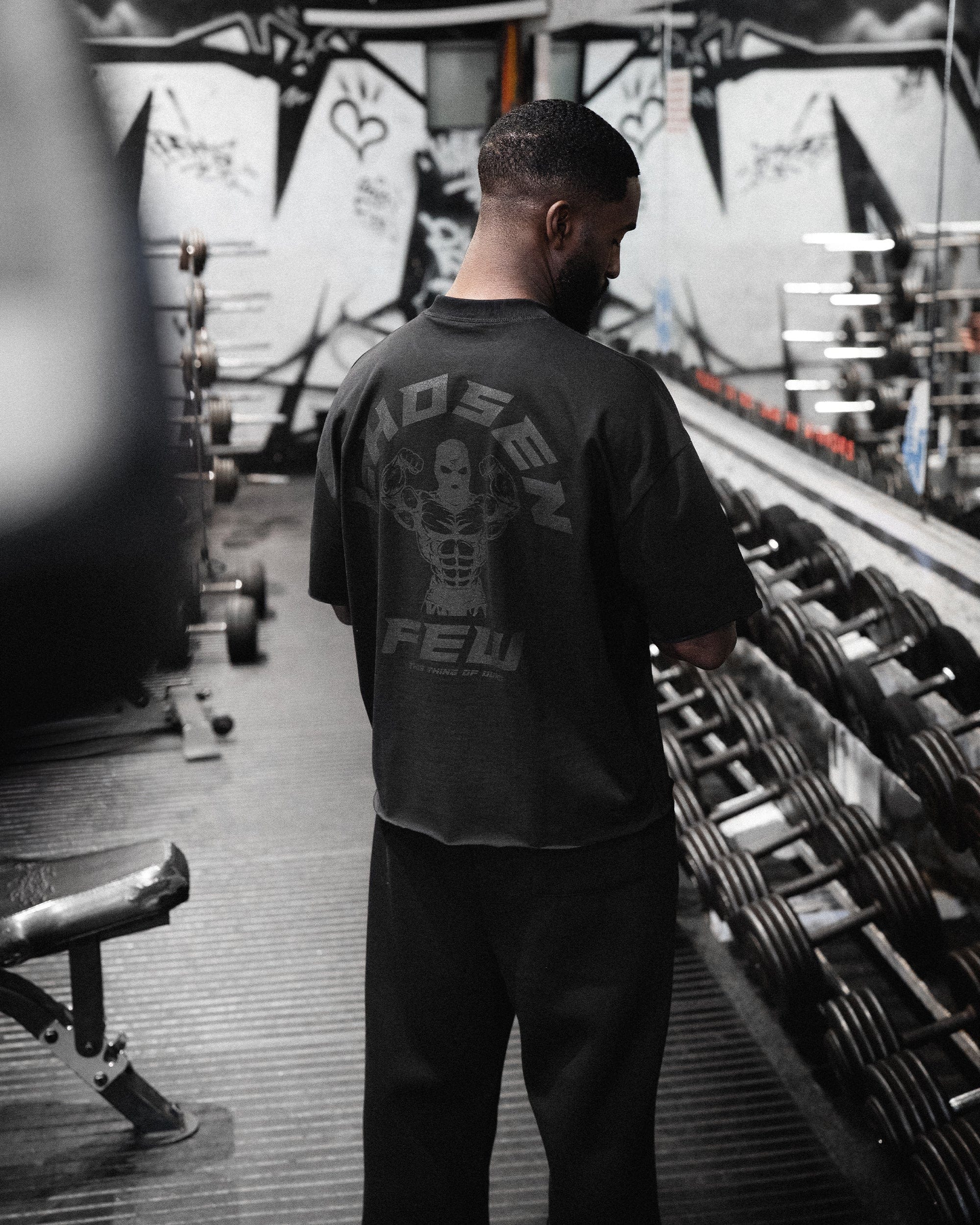 G Gym - Box V2 Tee - Black & Black-thumbmail-5