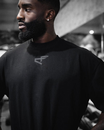G Gym - Box V2 Tee - Black & Black