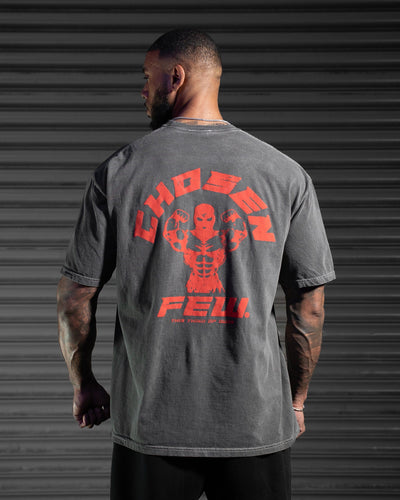 G Gym Tee - Vintage Black & Bulls Red Legacy Edition