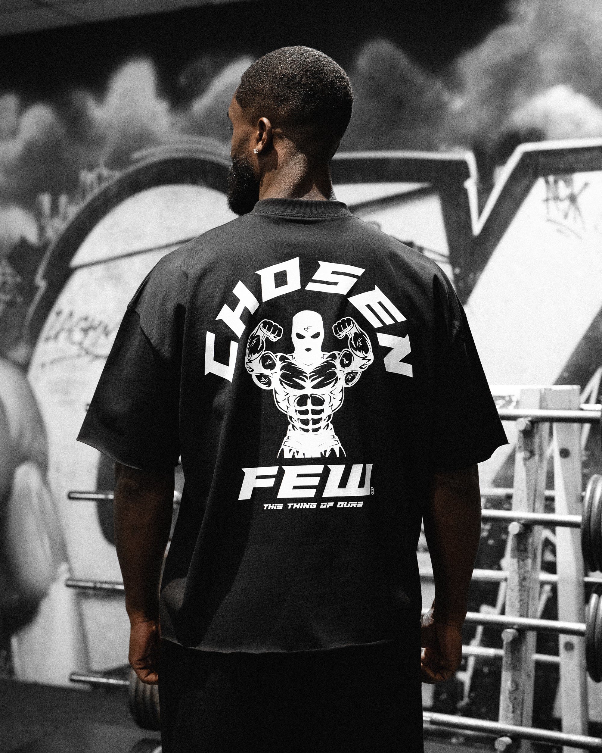 G Gym - Box V2 Tee - Black & White-thumbmail-3