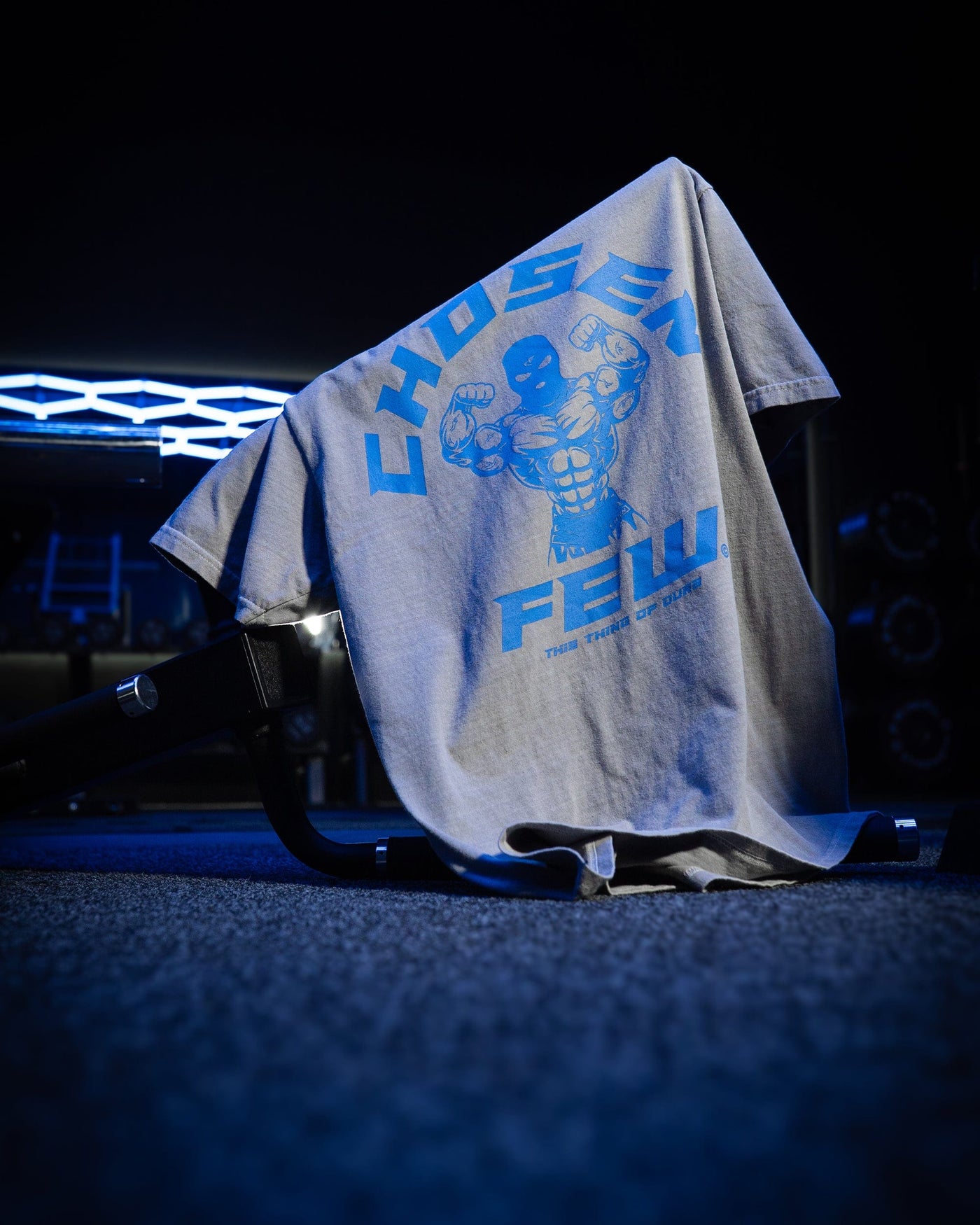 G Gym Tee - Vintage Grey & Blue