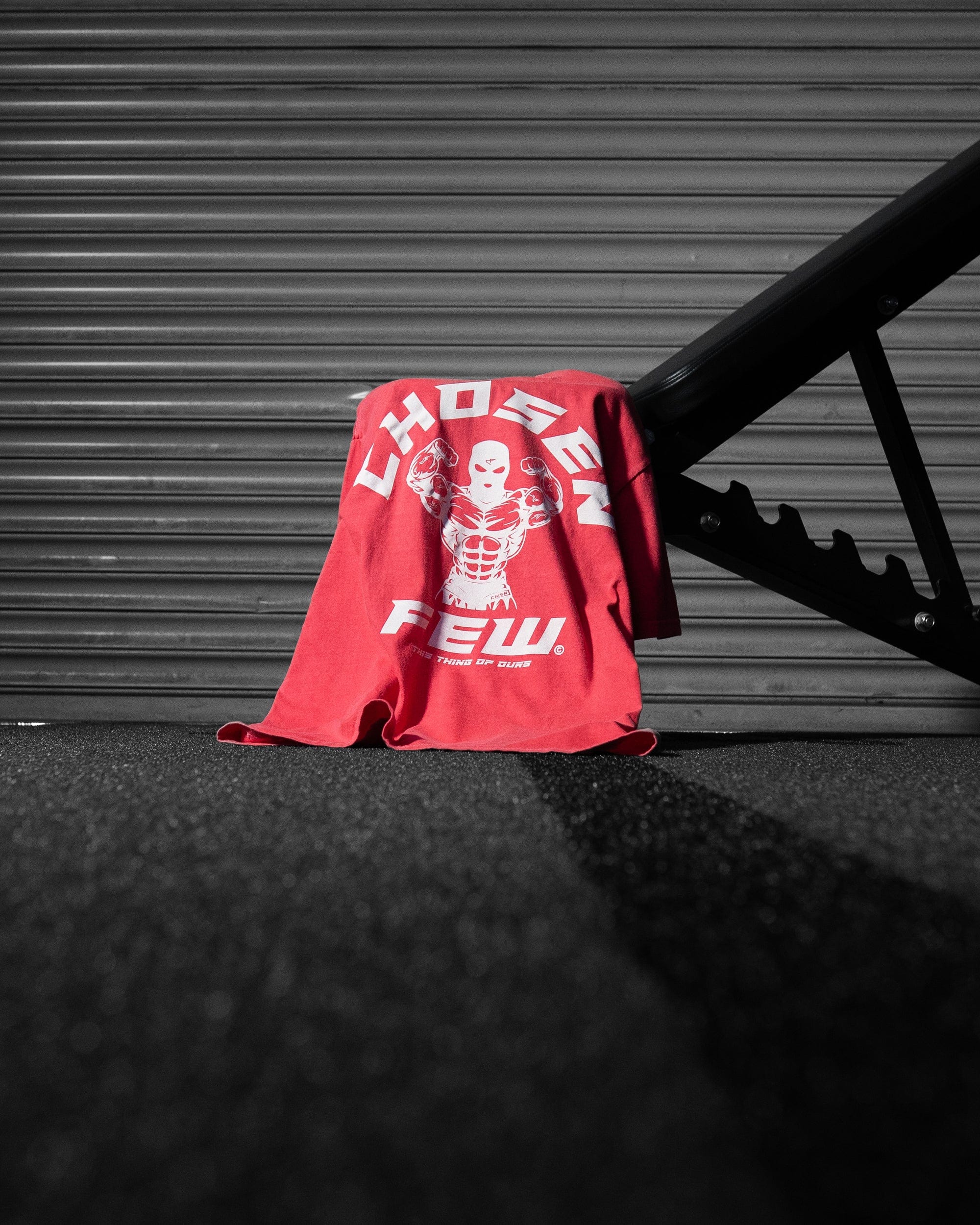 G Gym Tee - Vintage Hydrant Red & Cream