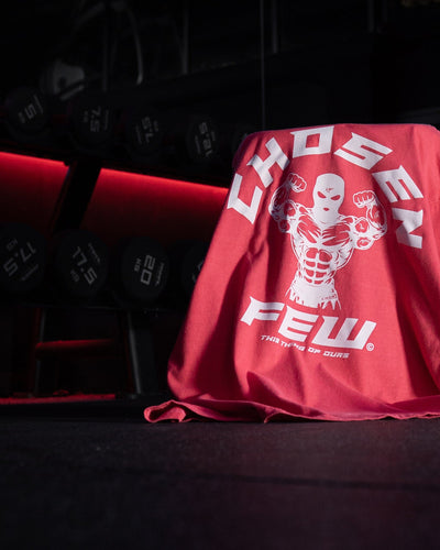 G Gym Tee - Vintage Hydrant Red & Cream