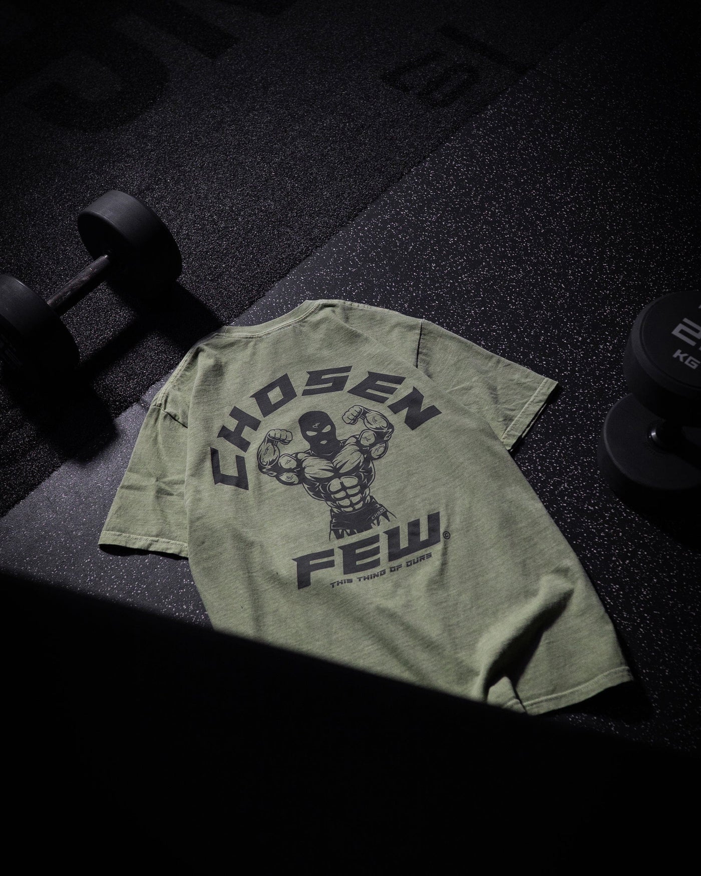 G Gym Tee - Vintage Sage & Smoke
