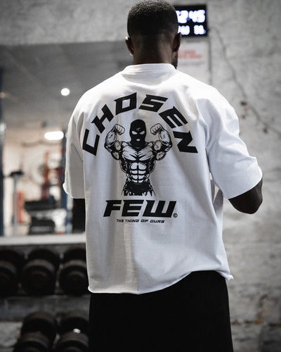 G Gym - Box V2 Tee - White & Black