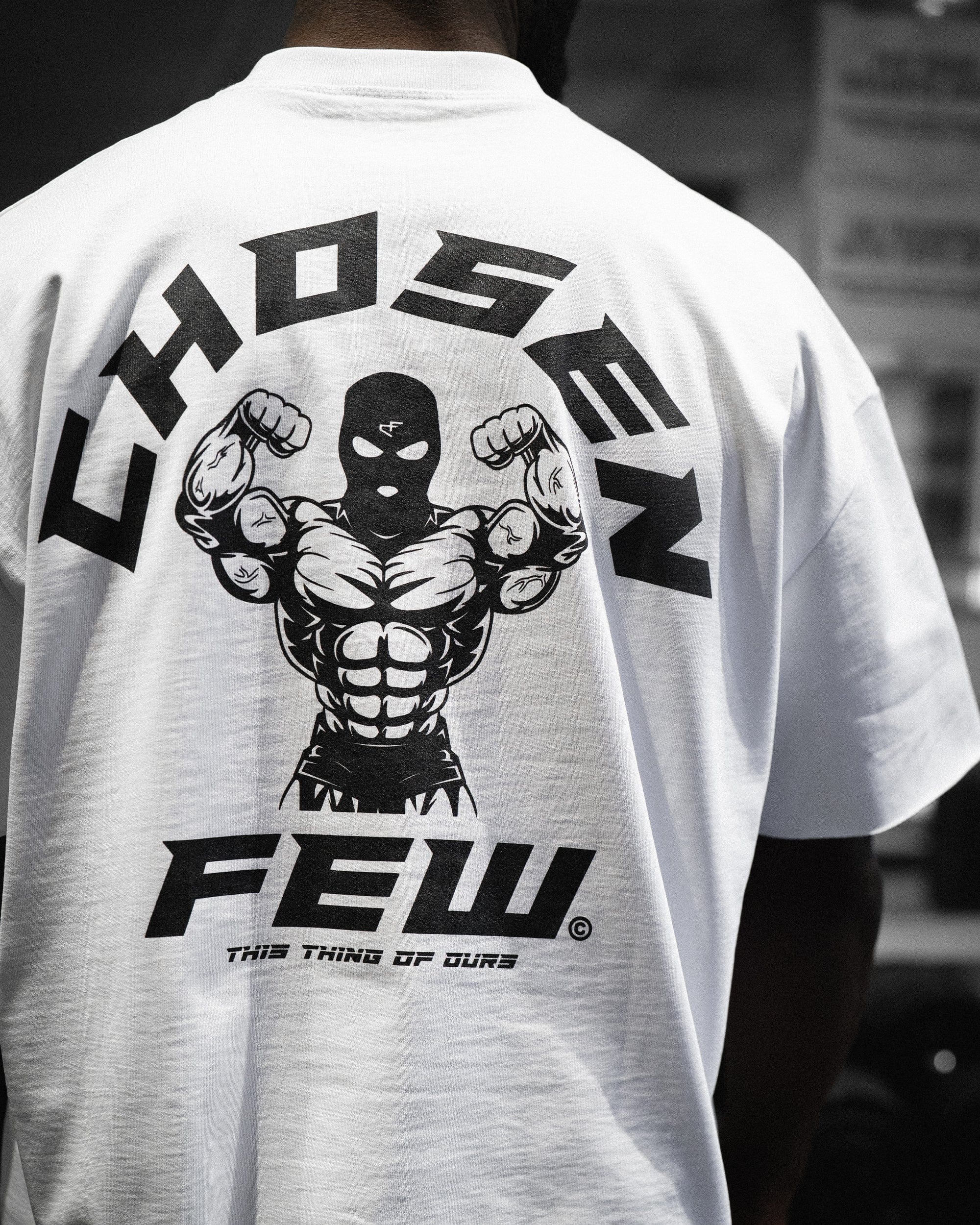 G Gym - Box V2 Tee - White & Black-thumbmail-5