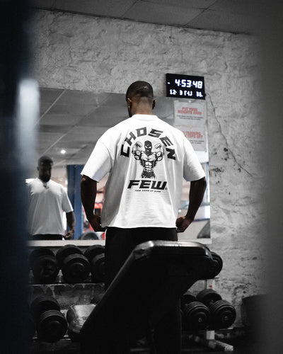 G Gym - Box V2 Tee - White & Black