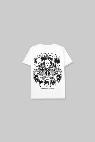 Hellraiser Gym Tee - Vintage White