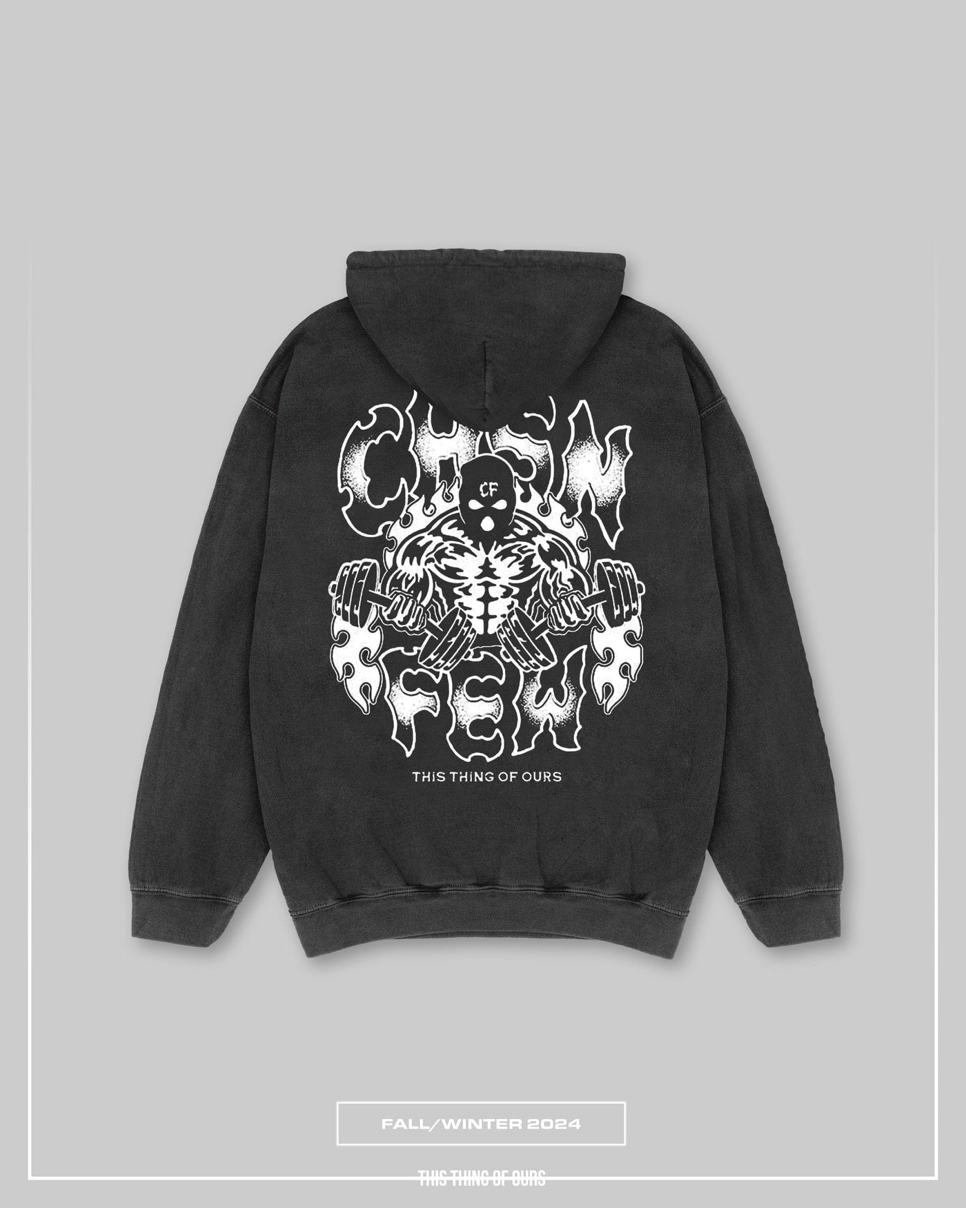 Hellraiser Gym Hoodie - Vintage Black