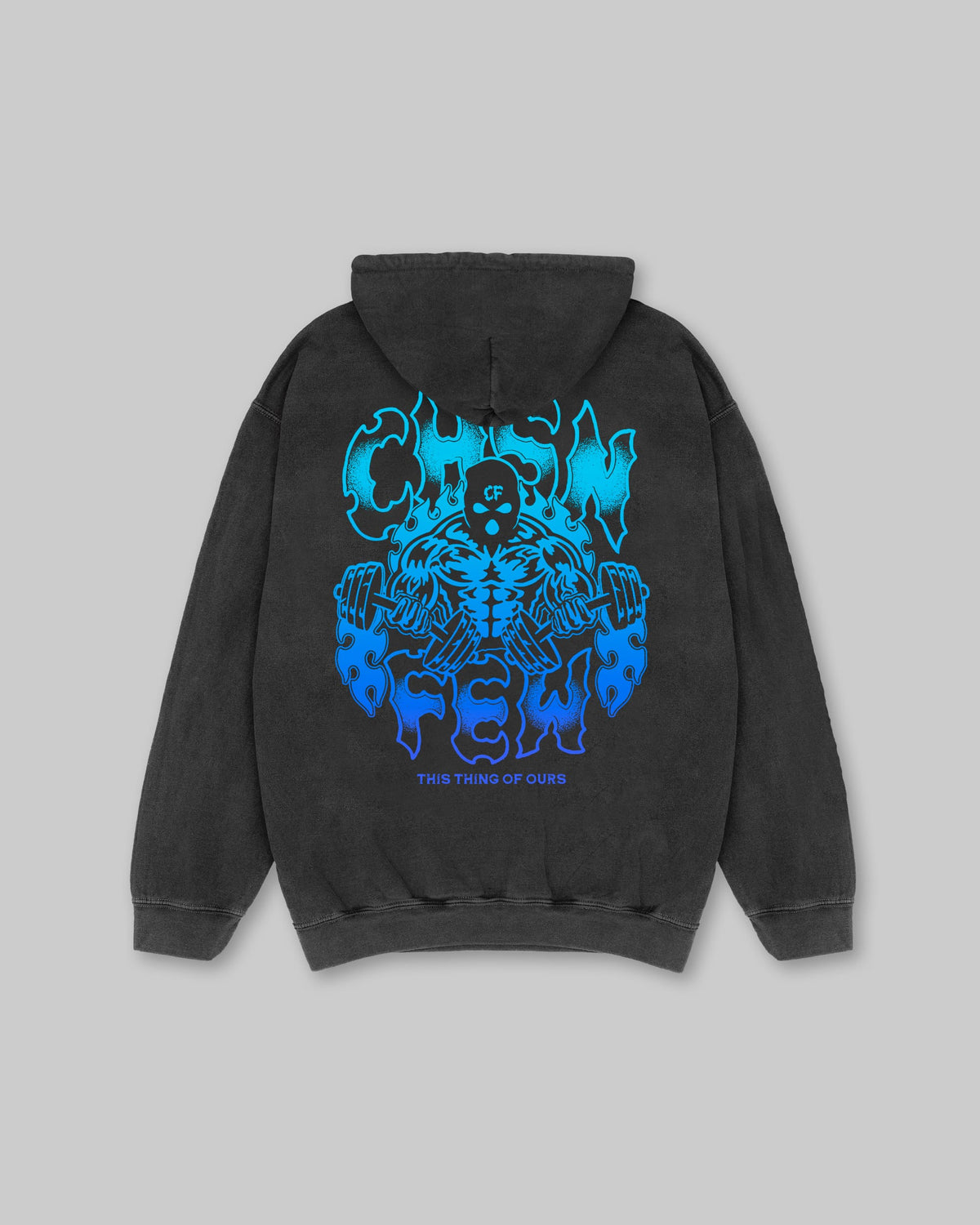 Hellraiser - Vintage Hoodie - Cold Flame-thumbmail-1