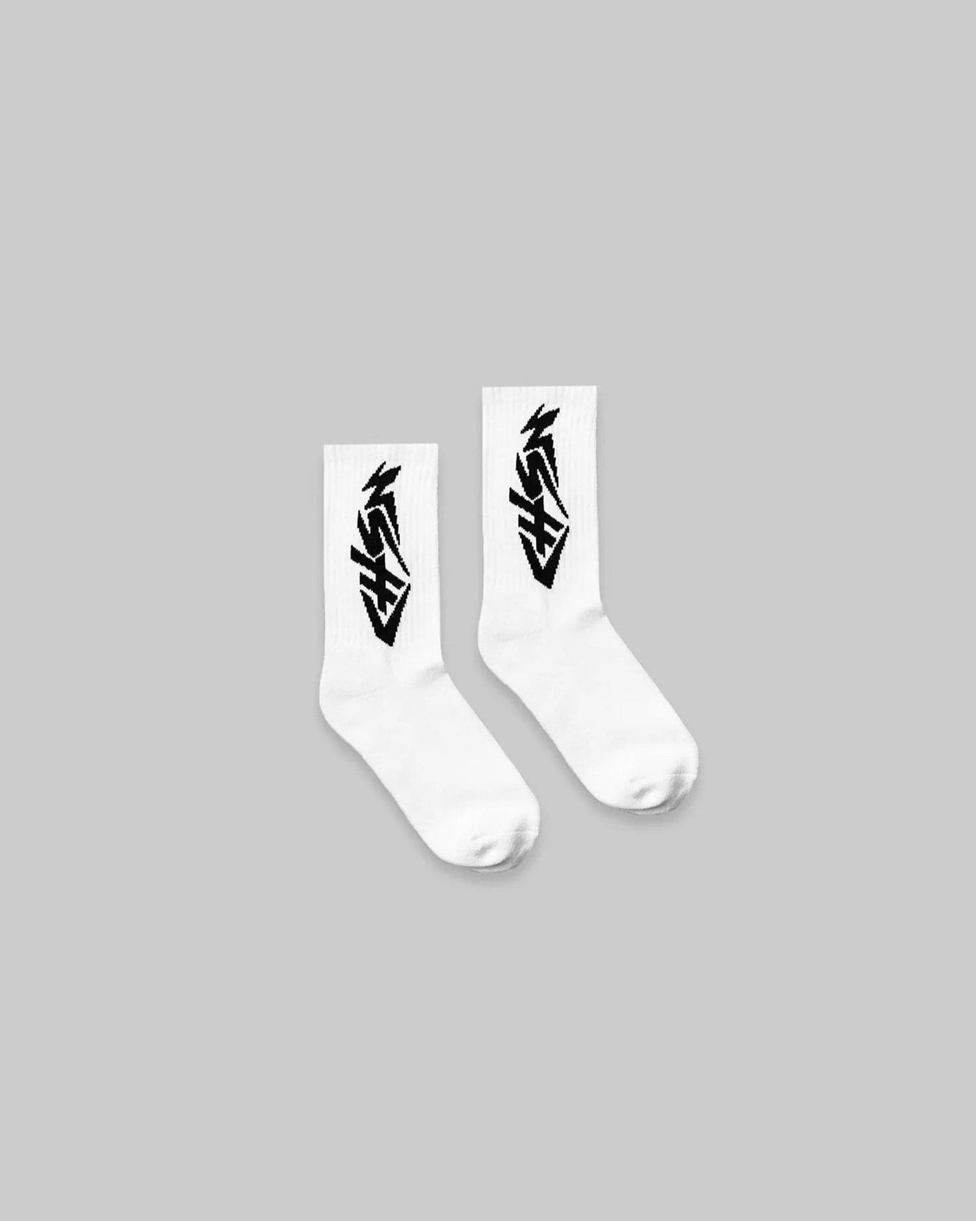 Iron Thunder Sock - White & Black