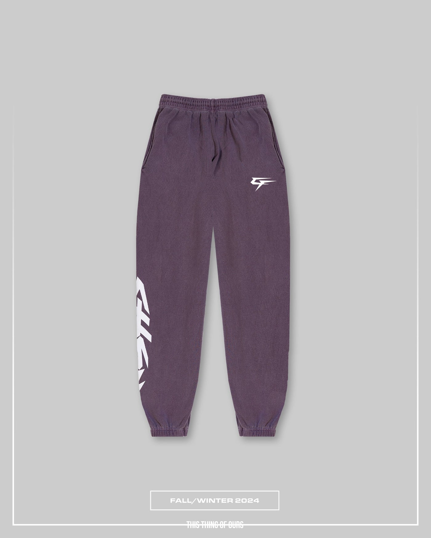 Iron Thunder Jogger - Vintage Grape & White