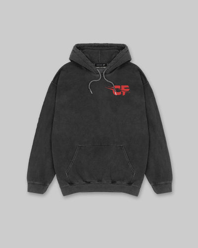 Iron Massacre Halloween Vintage Hoodie - Black