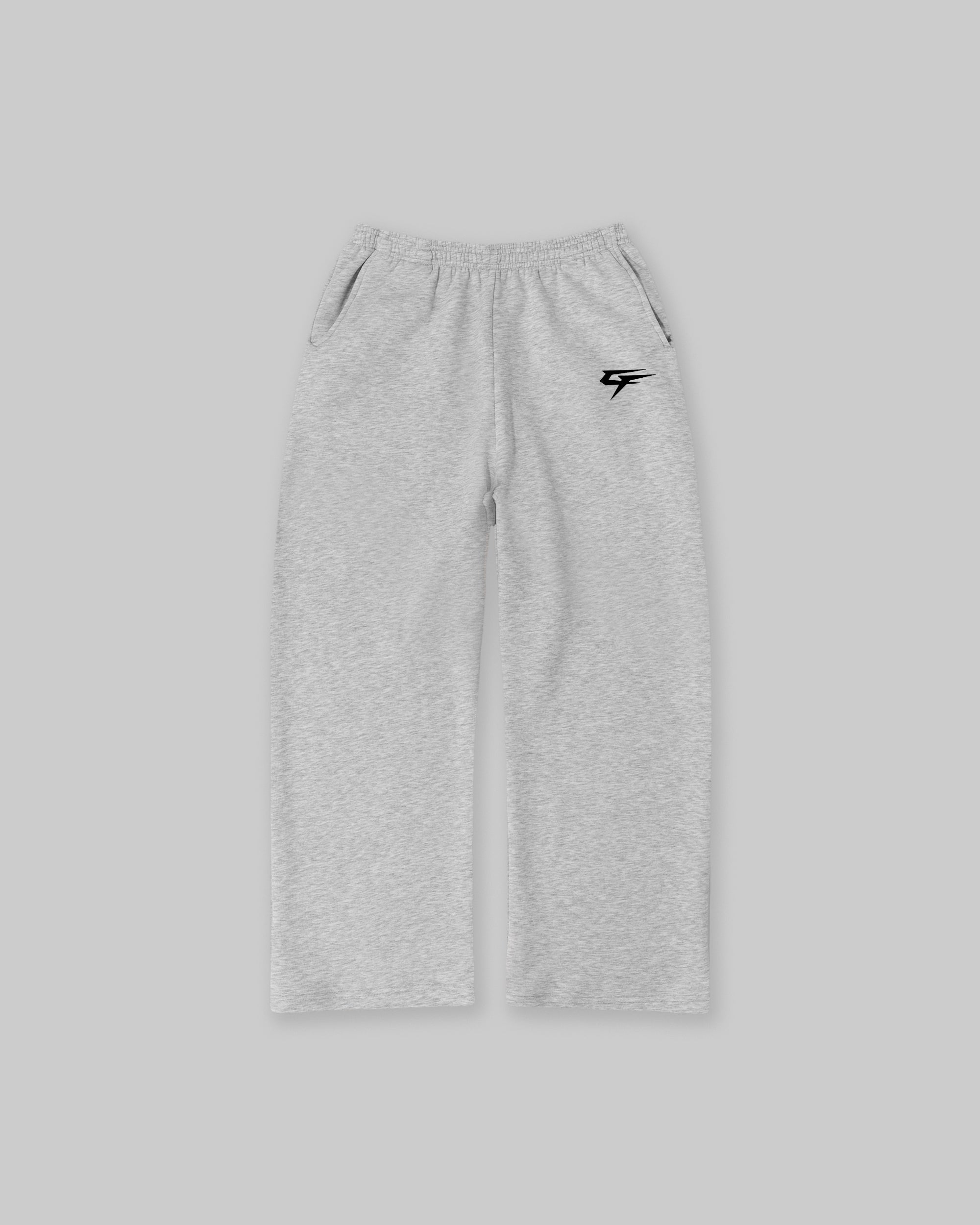 Iron Thunder Wide Joggers - Salt & Pepper