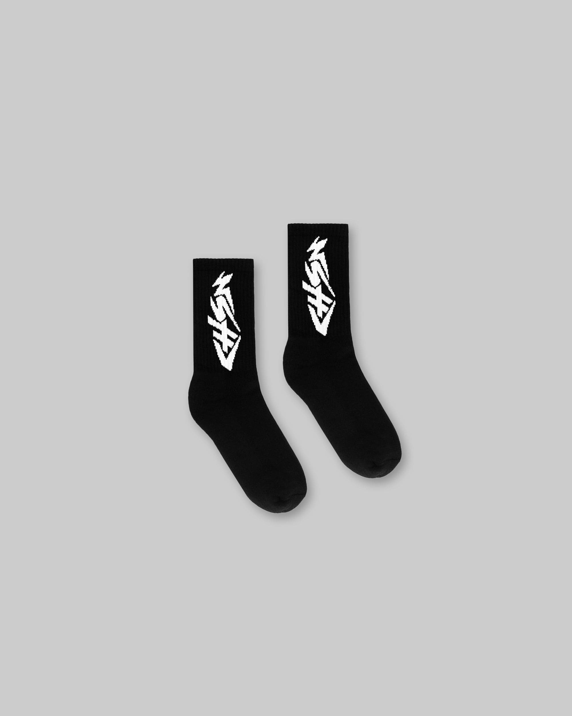 Iron Thunder Sock - Black & White