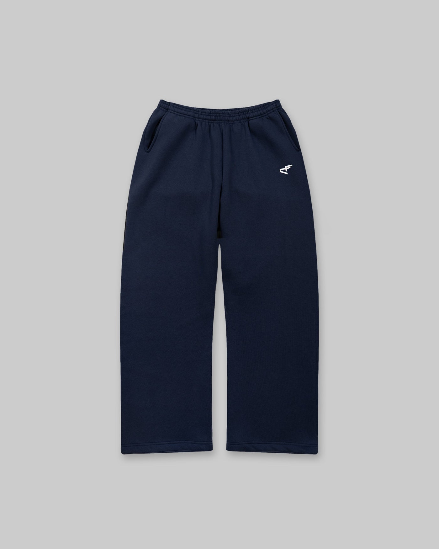 Daily Logo Wide Jogger - Navy Blue