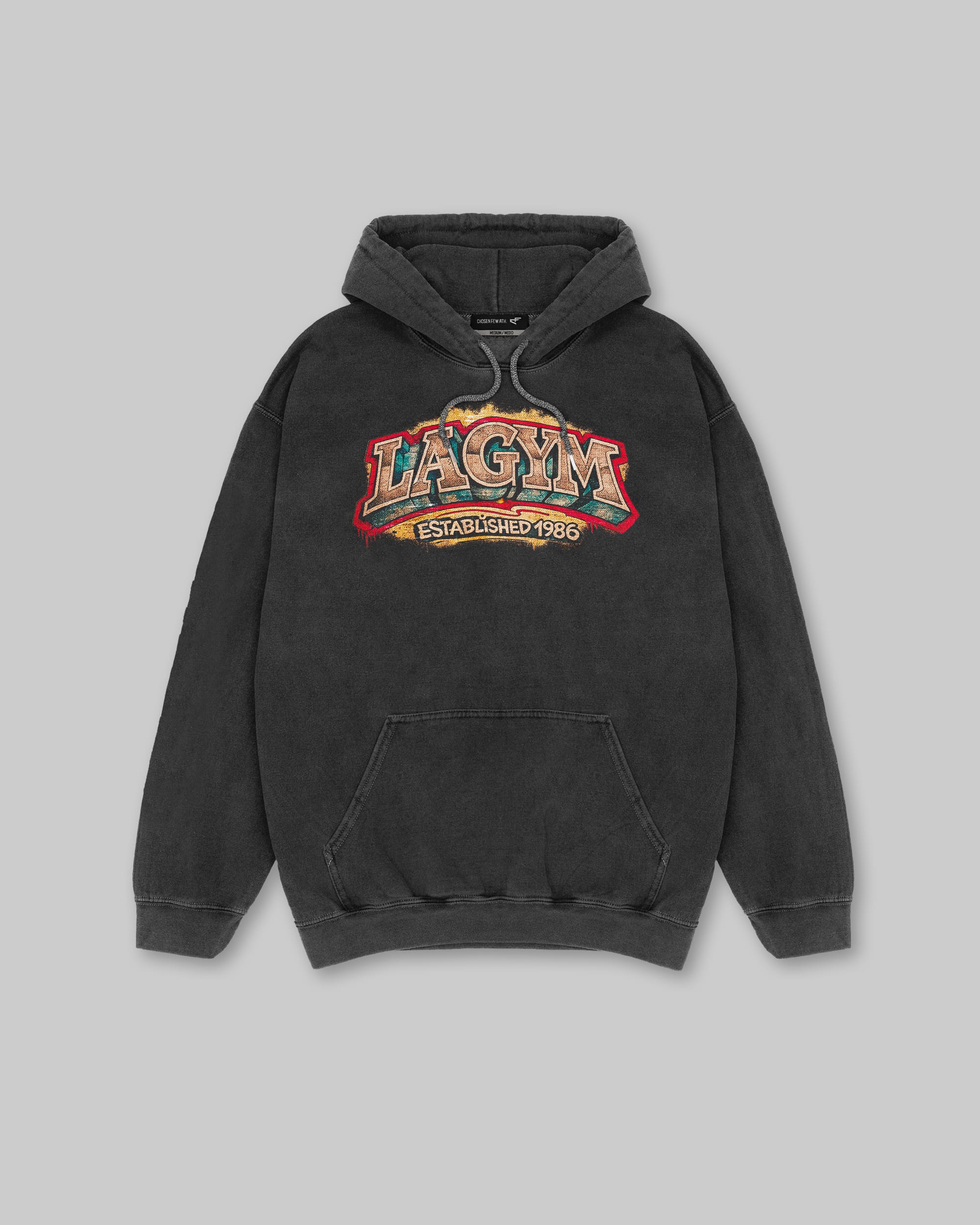 LA Gym 90s Era - Vintage Hoodie - Black – Chosen Few Athletics