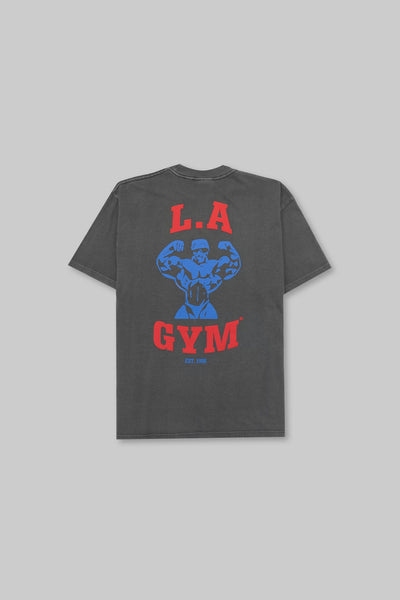 L.A Gym Tee Gunmetal Grey