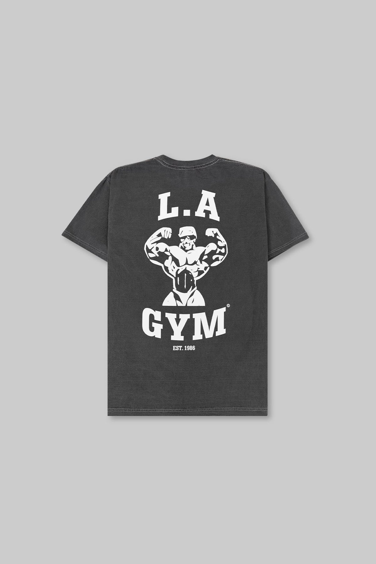 L.A Gym Official Tee Retro Black & Vintage White – Chosen Few Athletics