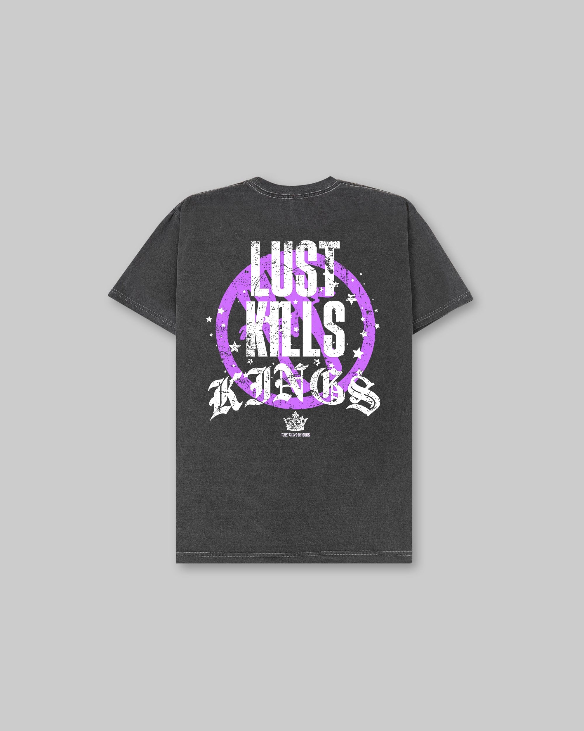 Lust Kills Kings After Hours Vintage Tee - Black & Purple