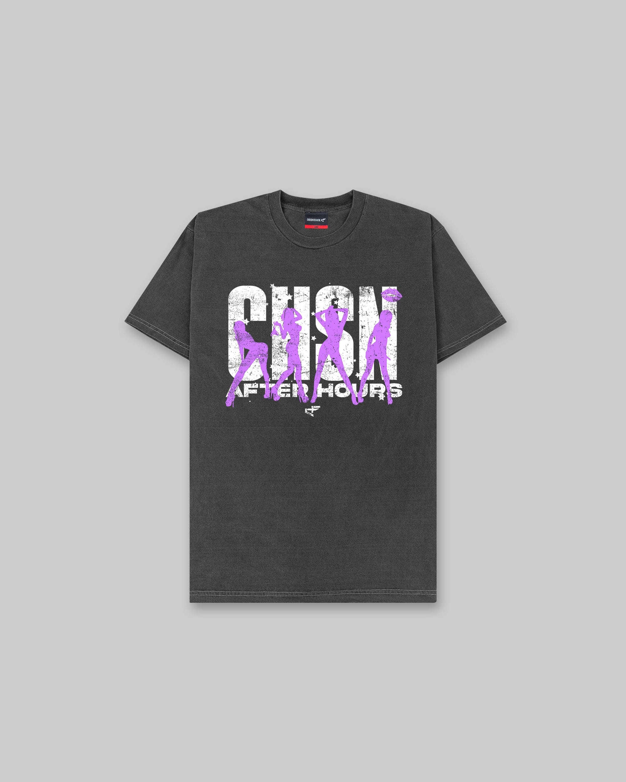 Lust Kills Kings After Hours Vintage Tee - Black & Purple