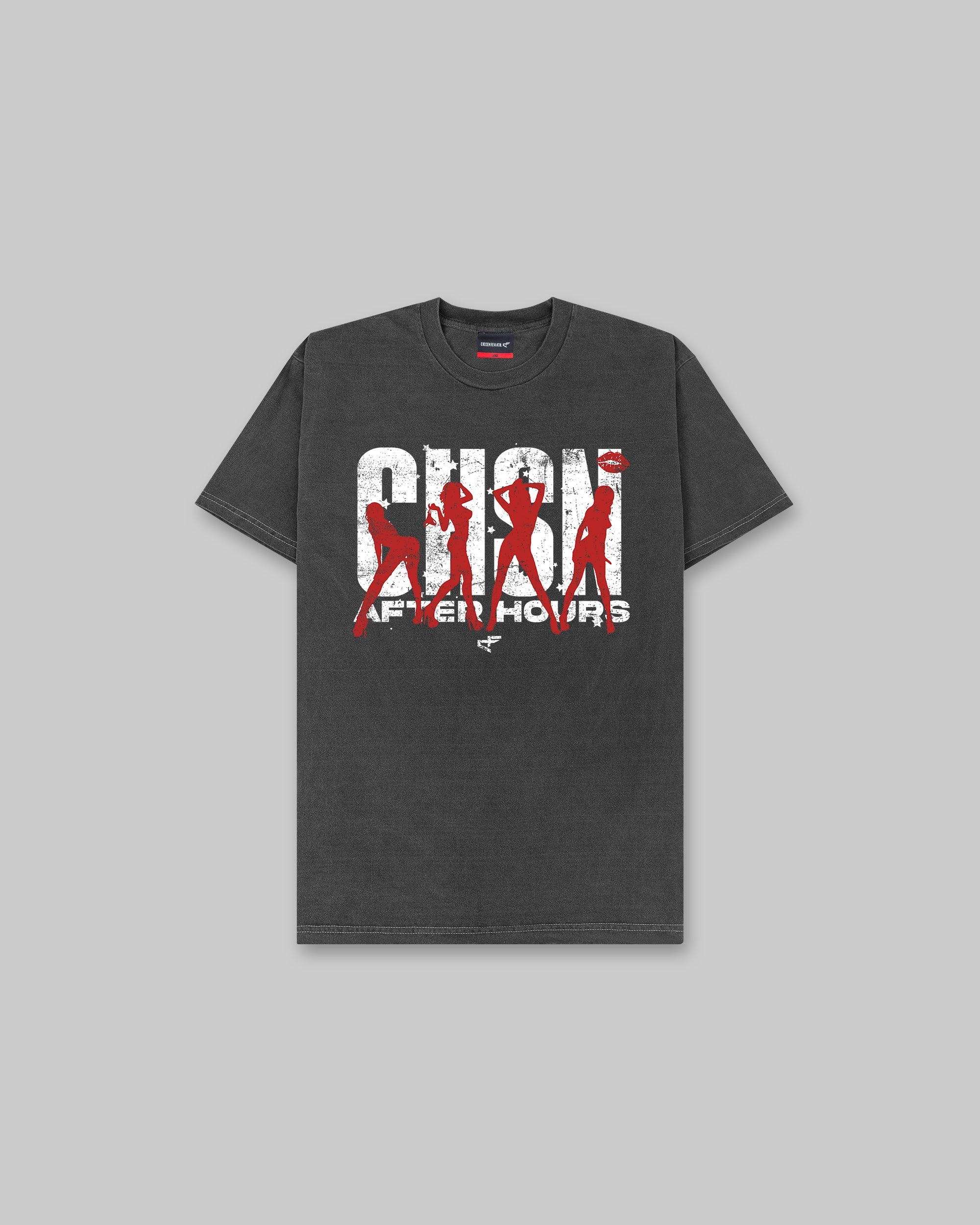 Lust Kills Kings After Hours Vintage Tee - Black & Red