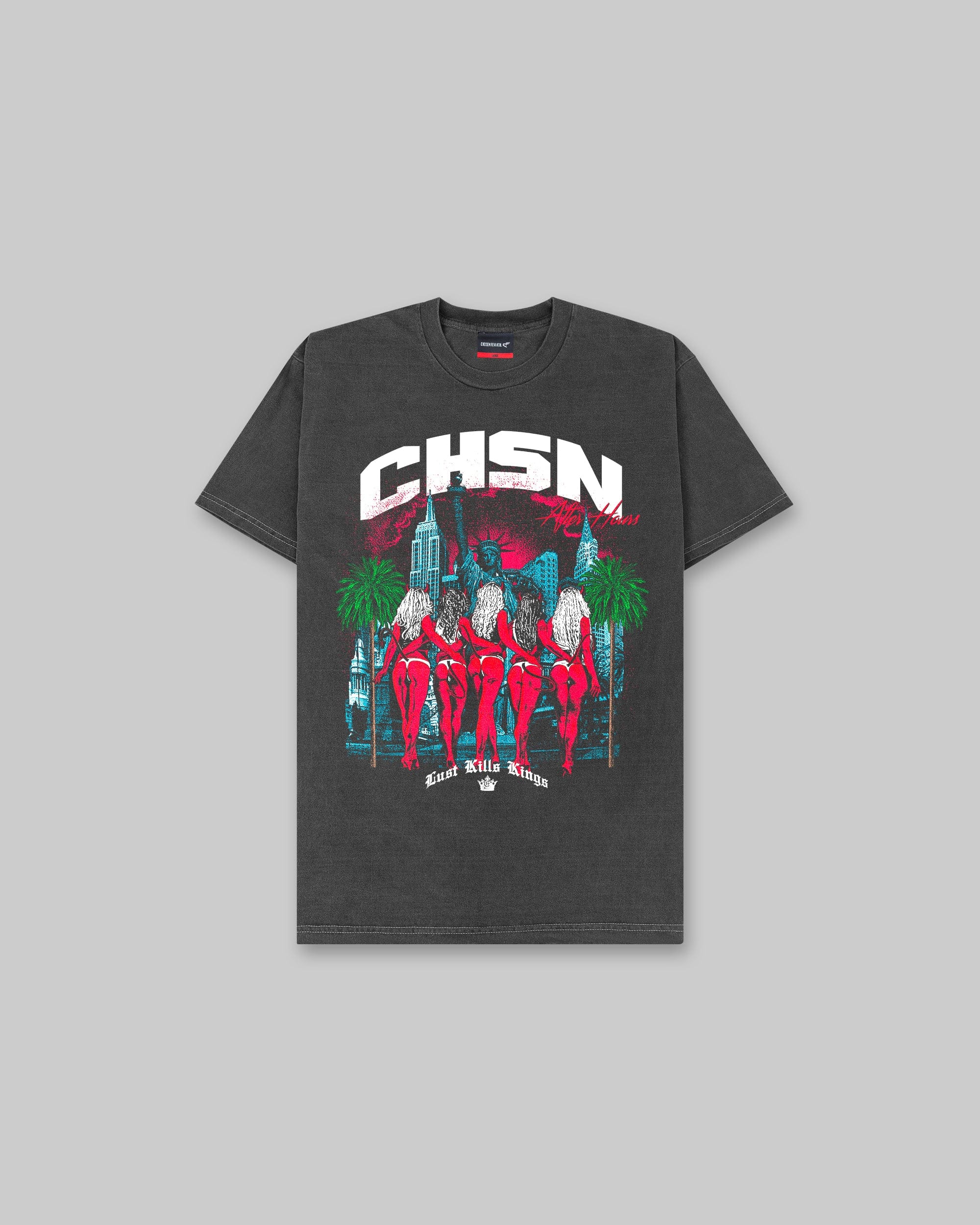 Lust Kills Kings NYC After Hours Vintage Tee - Black