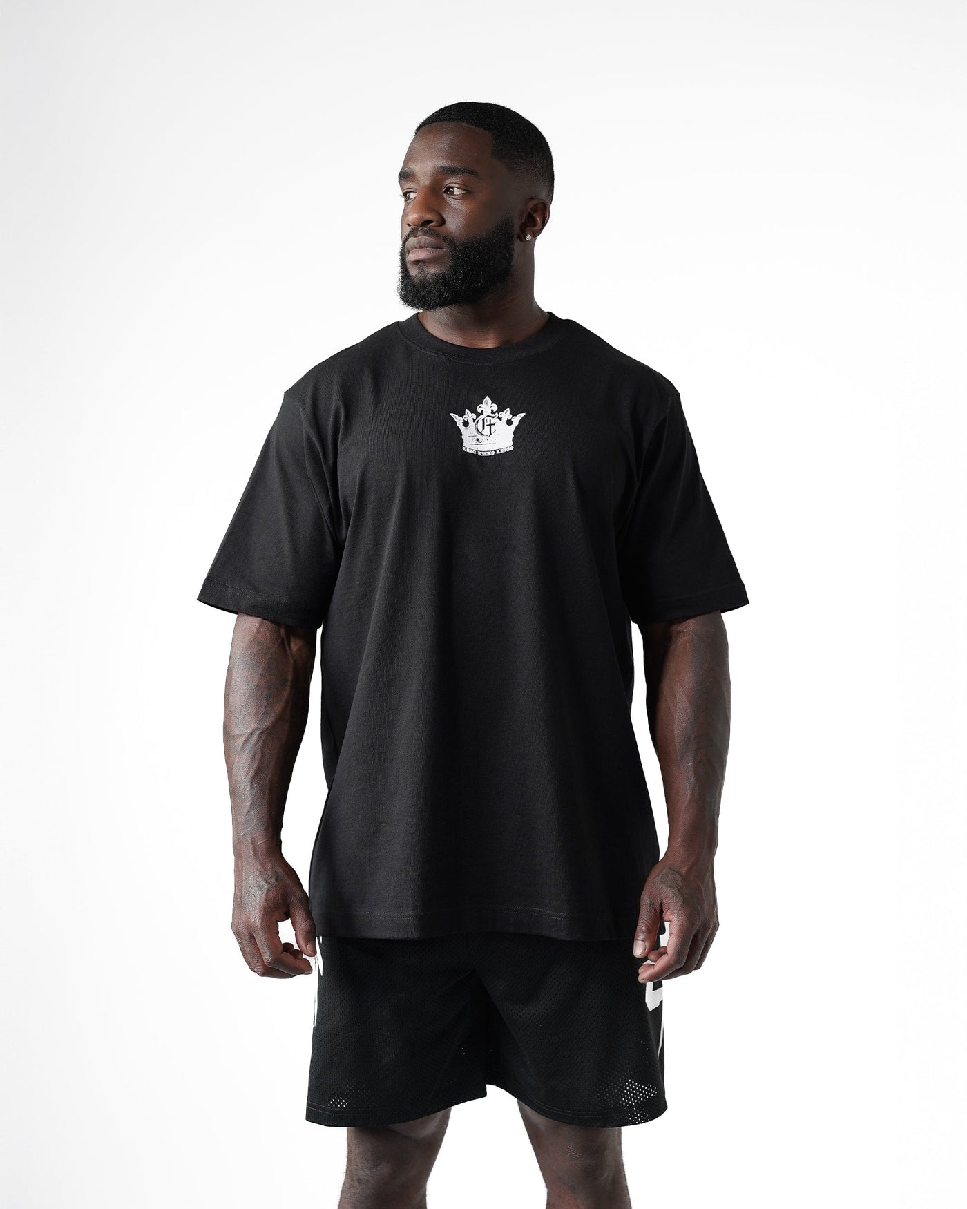 LKK Crown Heavy Tee - Black