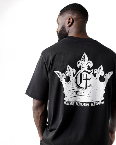 LKK Crown Heavy Tee - Black