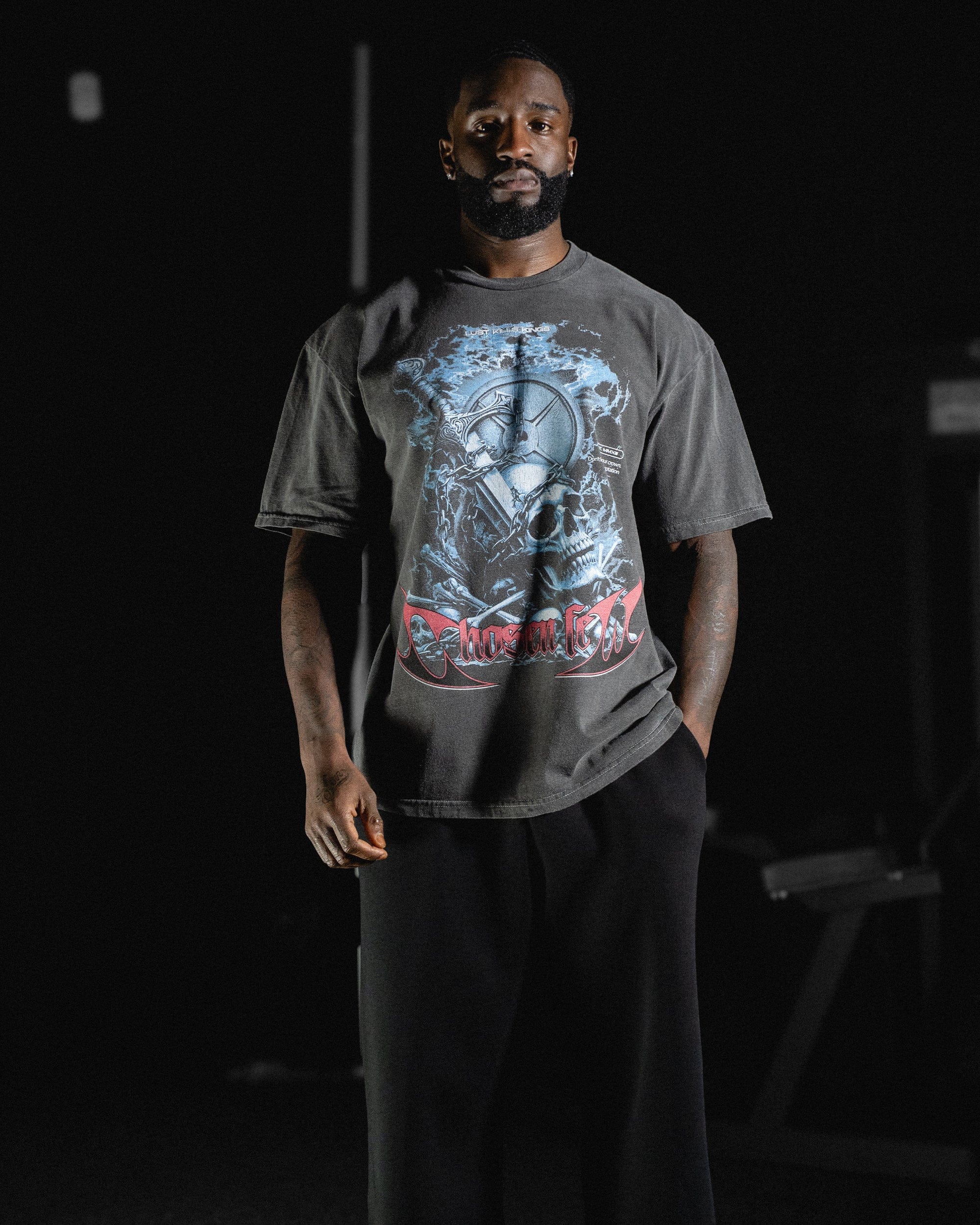 LKK Hold Your Crown - Vintage Tee - Black