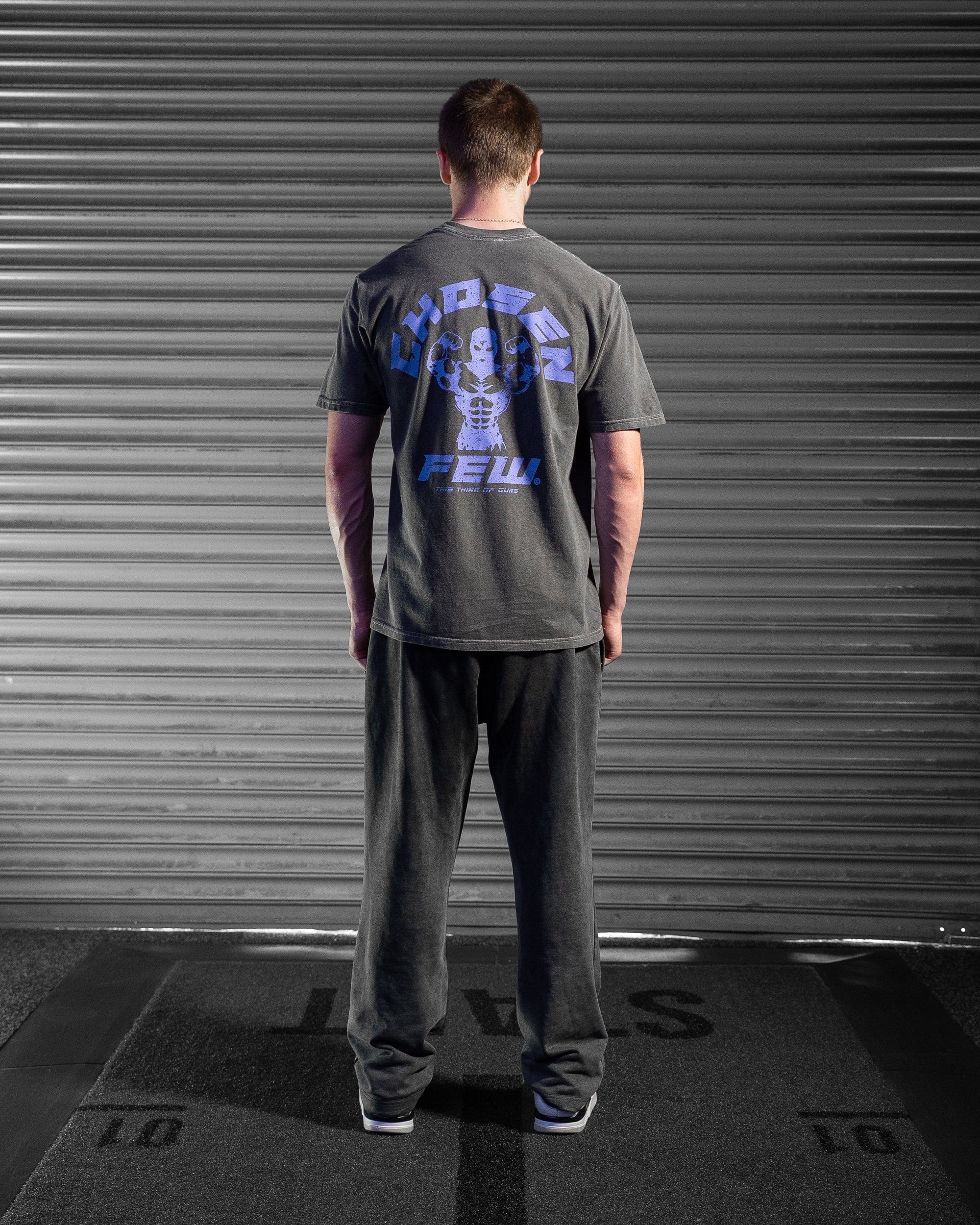 G Gym Tee - Vintage Black & Lakers Purple Legacy Edition-thumbmail-4