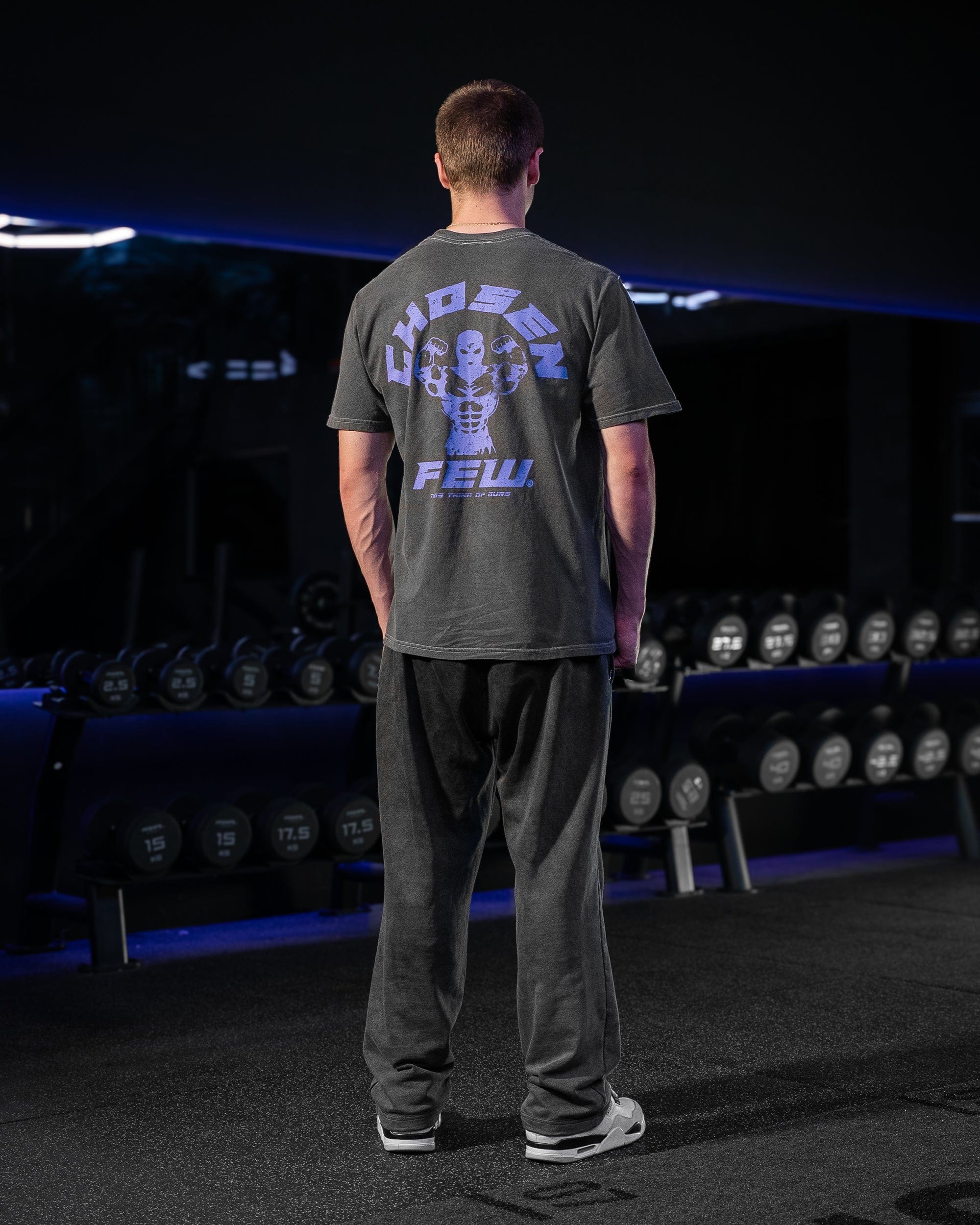 G Gym Tee - Vintage Black & Lakers Purple Legacy Edition