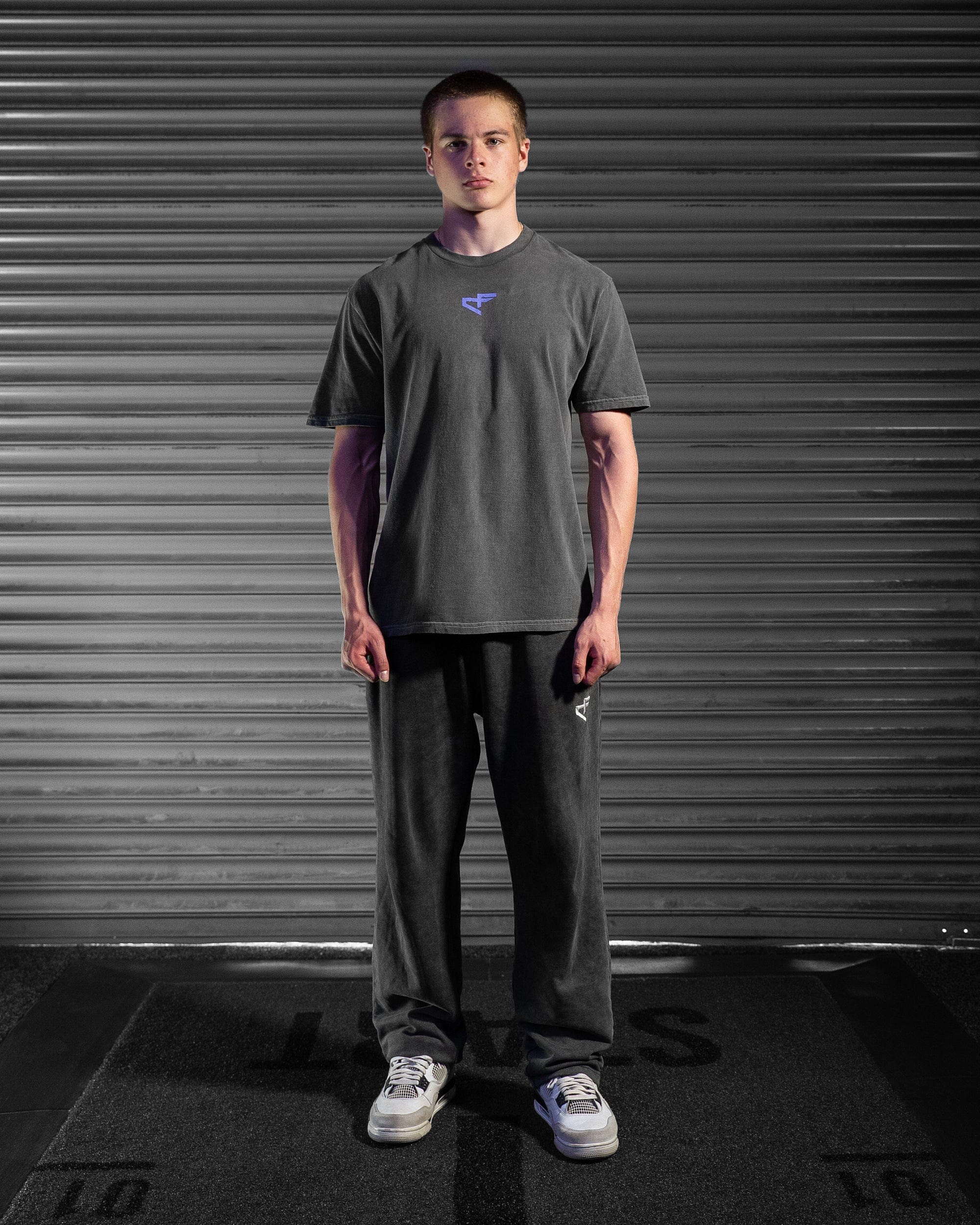 G Gym Tee - Vintage Black & Lakers Purple Legacy Edition-thumbmail-5