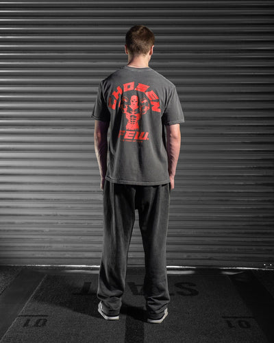 G Gym Tee - Vintage Black & Bulls Red Legacy Edition